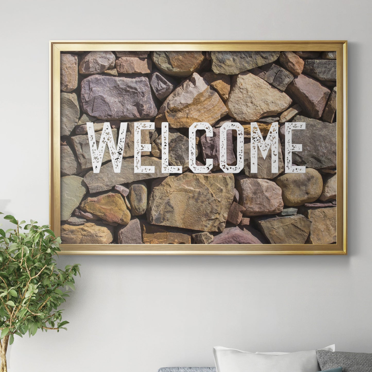 Rock Wall Premium Classic Framed Canvas - Ready to Hang