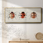 Ladybug Display II - Floater Framed Canvas Print