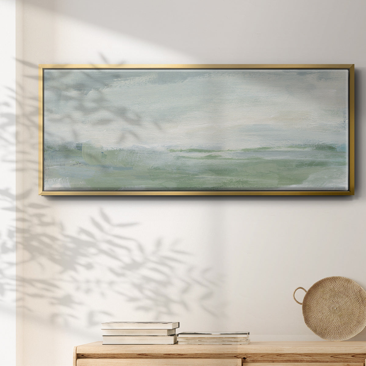 Coastal II - Floater Framed Canvas Print