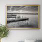 Soft Summer Sunrise - Modern Framed Canvas Print