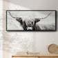 Highland Longhorn - Floater Framed Canvas Print