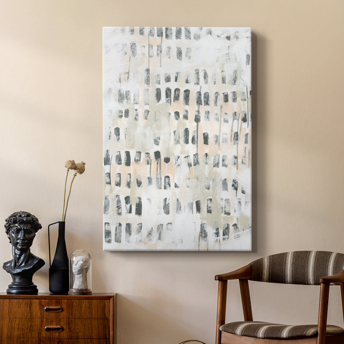 Sand Glyphs III - Canvas Art Print