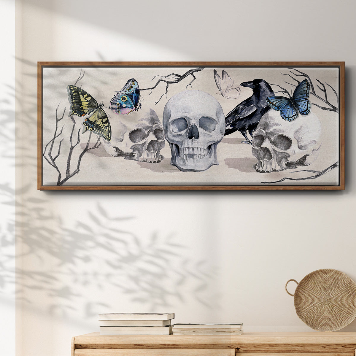 Nevermore Collection D - Floater Framed Canvas Print