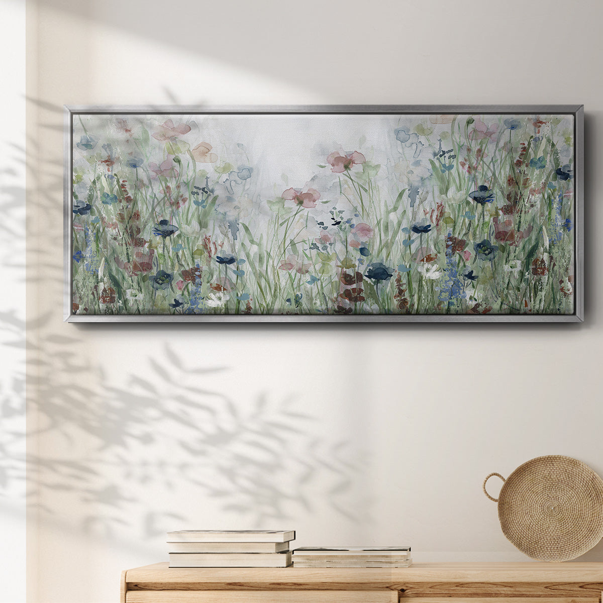 Wildflower Fields - Floater Framed Canvas Print
