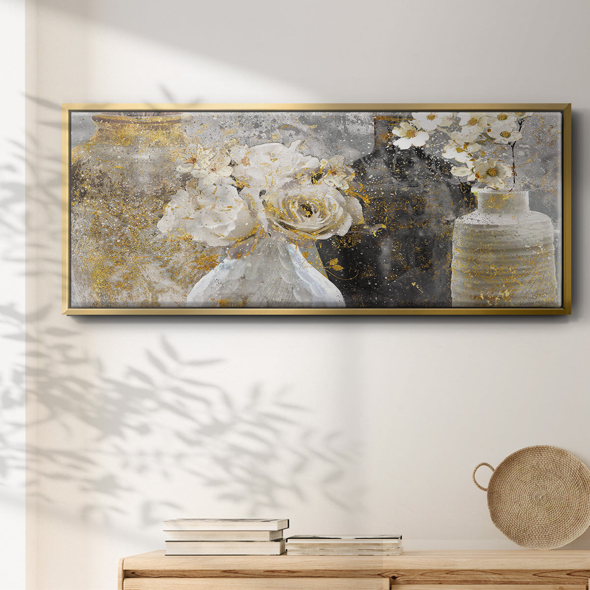 Fleur Couture - Floater Framed Canvas Print