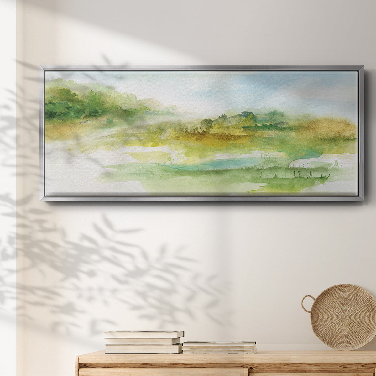 Dreamy Highland - Floater Framed Canvas Print