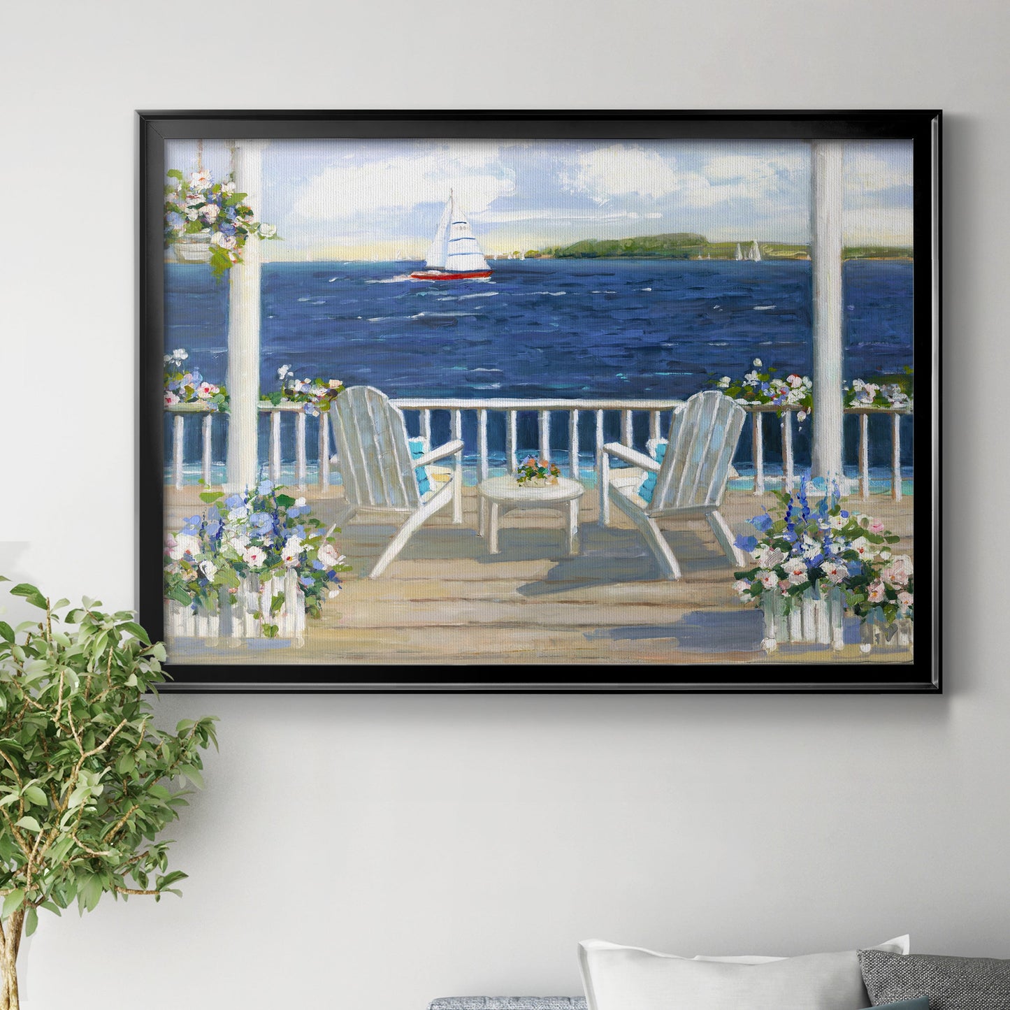 Summer Sail Premium Classic Framed Canvas - Ready to Hang