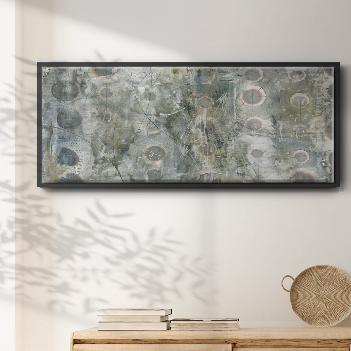Recurrent - Floater Framed Canvas Print