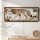 Rustic Barnwood Animals Collection D - Floater Framed Canvas Print