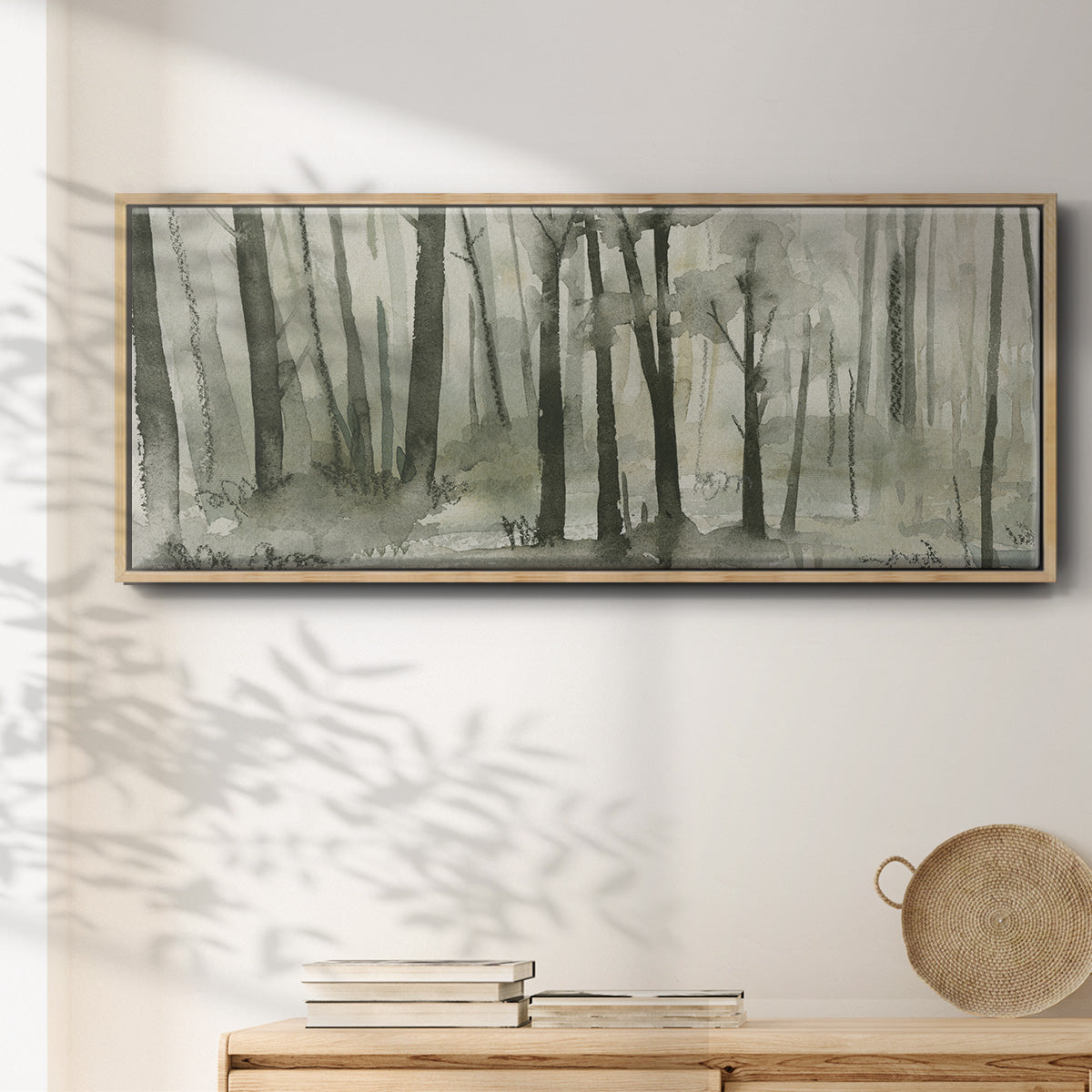 Into the Woods I - Floater Framed Canvas Print