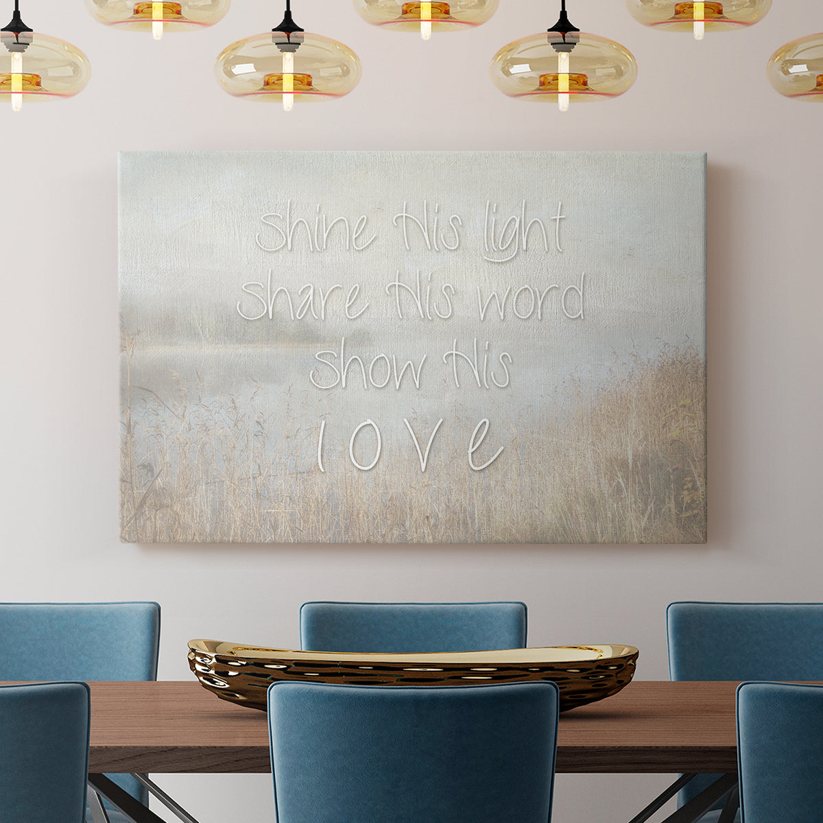 Shine His Light - Canvas Art Print