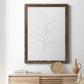 Botanical Gesture VI - Premium Canvas Framed in Barnwood - Ready to Hang