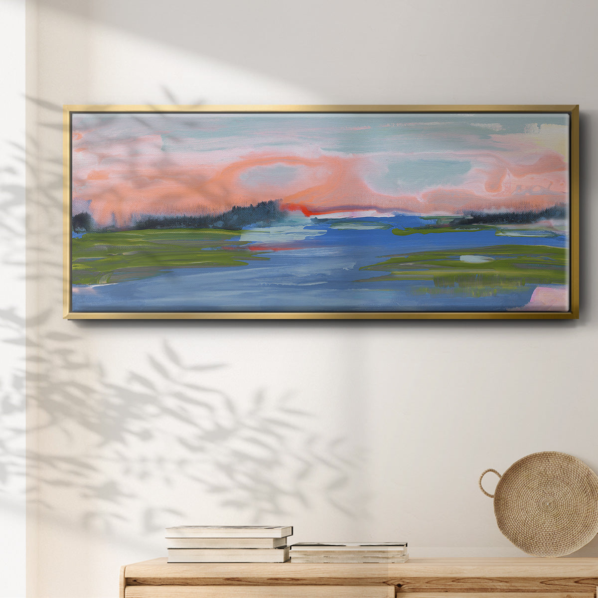 Kattskill Bay I - Floater Framed Canvas Print