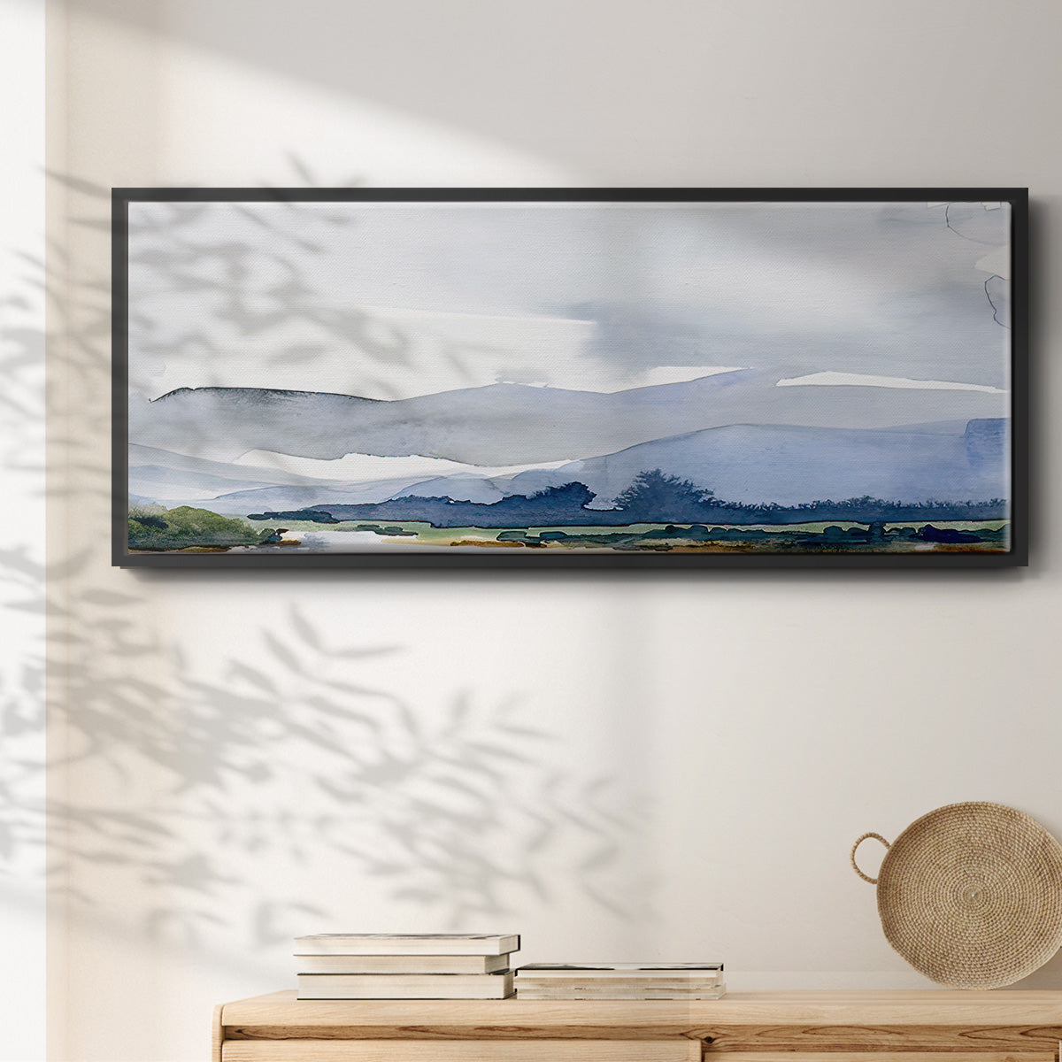 Blue Ridge I - Floater Framed Canvas Print