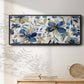 Golden Indigo - Floater Framed Canvas Print