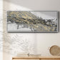 Mistral IV in White - Floater Framed Canvas Print