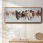 Pasture Run - Floater Framed Canvas Print