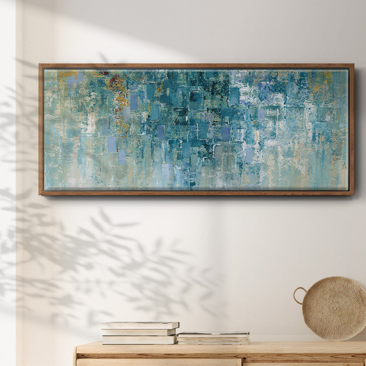 I Love the Rain - Floater Framed Canvas Print