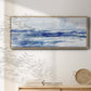 Soft Ocean Waters II - Floater Framed Canvas Print