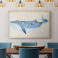 Rustic Whale II - Canvas Art Print