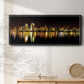 San Diego Skyline - Floater Framed Canvas Print