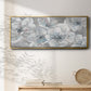 Soft Teal Summer - Floater Framed Canvas Print
