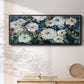 Moonlit Garden I - Floater Framed Canvas Print