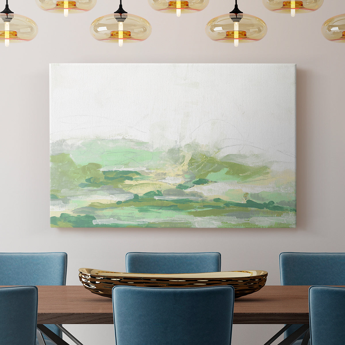 Green Mist Vista I - Canvas Art Print