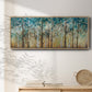 Sunlit Birch Grove - Floater Framed Canvas Print