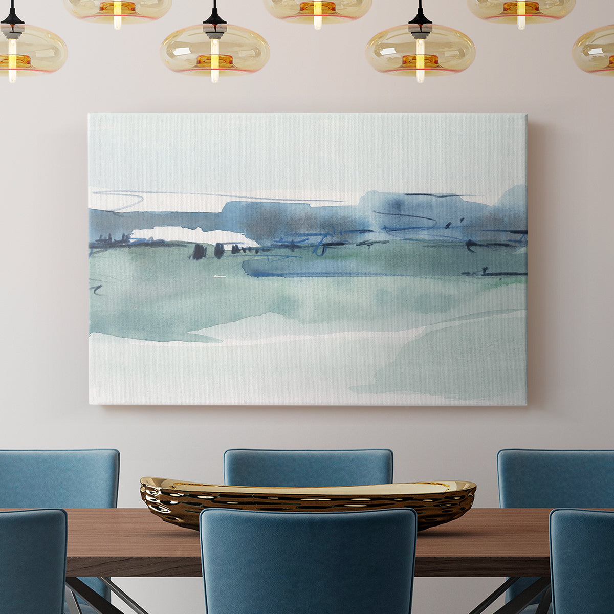 Ultramarine Vista I - Canvas Art Print