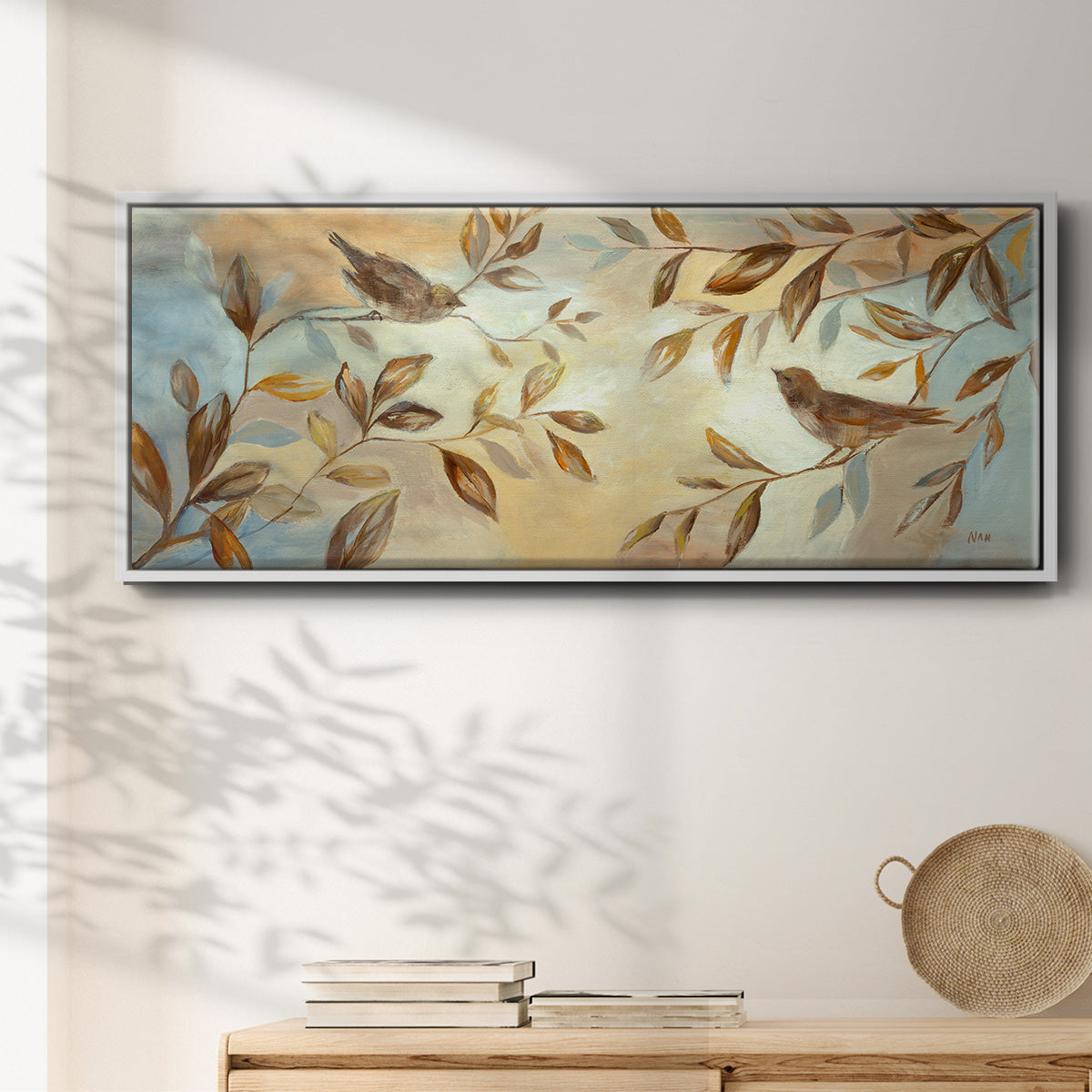 Frosty Morning - Floater Framed Canvas Print