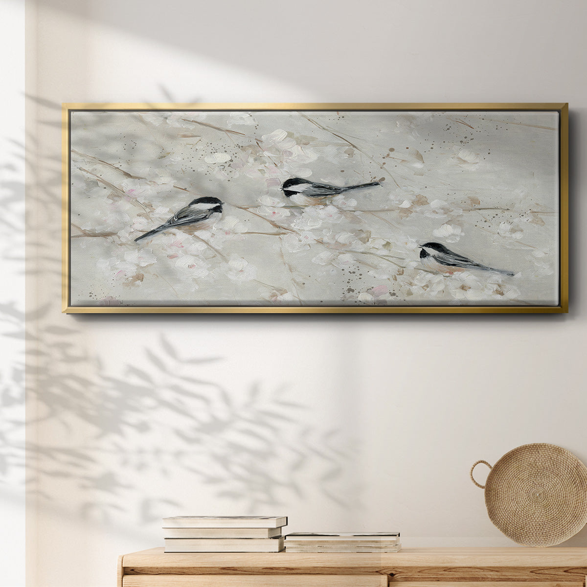 Nature's Confetti II - Floater Framed Canvas Print