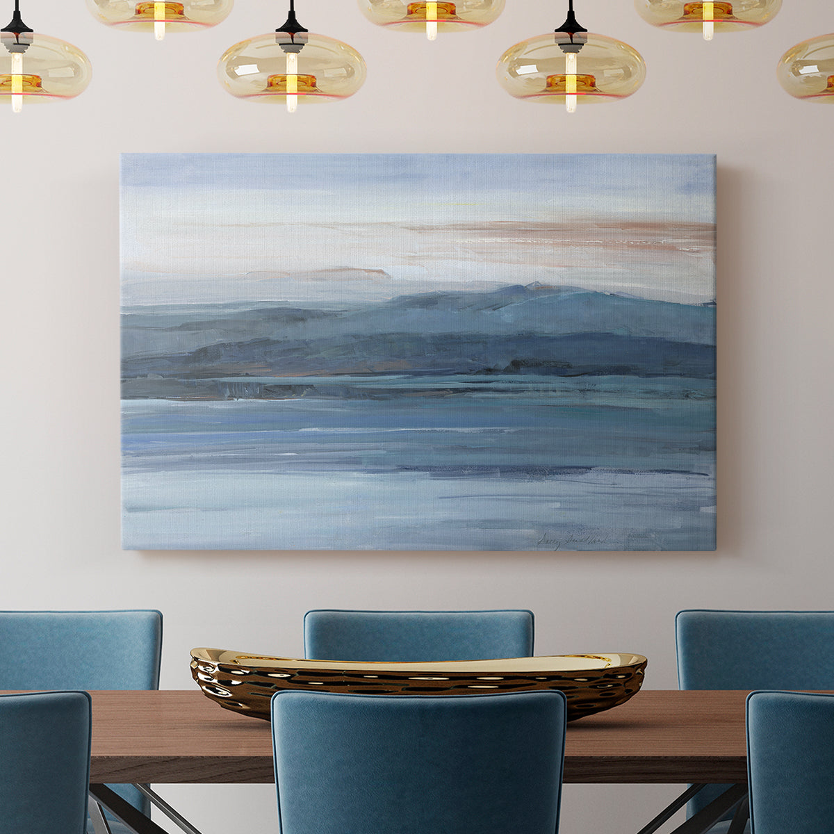 Across The Lake - Canvas Art Print