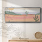 Cactus Plateau II - Floater Framed Canvas Print