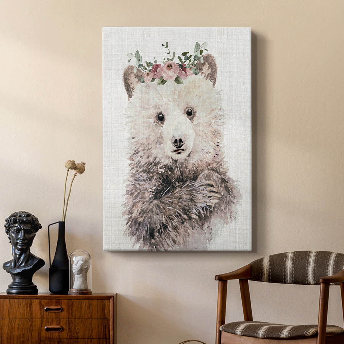 Dressy Cub - Canvas Art Print