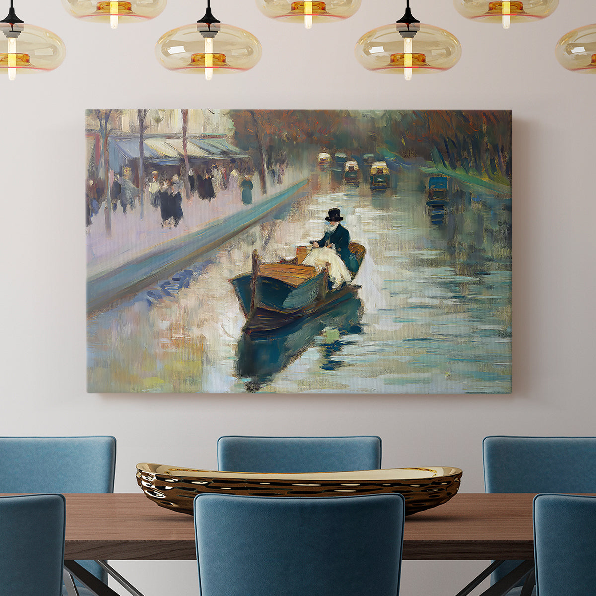 River Impression LXXXII - Canvas Art Print