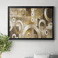 Neutral Motion - Modern Framed Canvas Print
