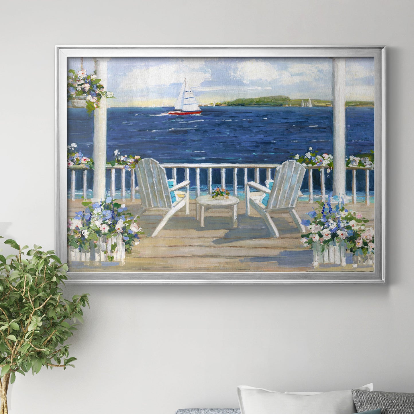 Summer Sail Premium Classic Framed Canvas - Ready to Hang