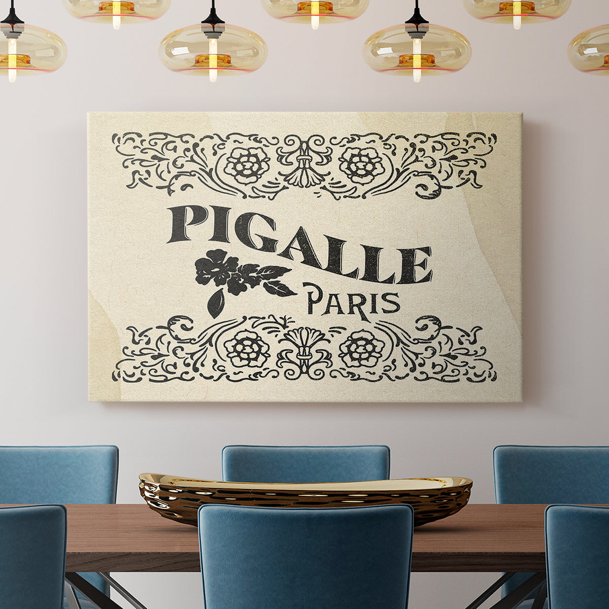 Antique French Label III - Canvas Art Print
