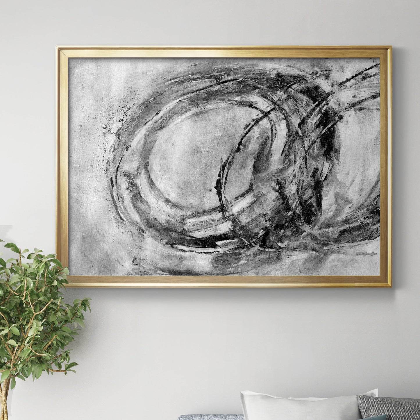 Infinity Rings I Premium Classic Framed Canvas - Ready to Hang