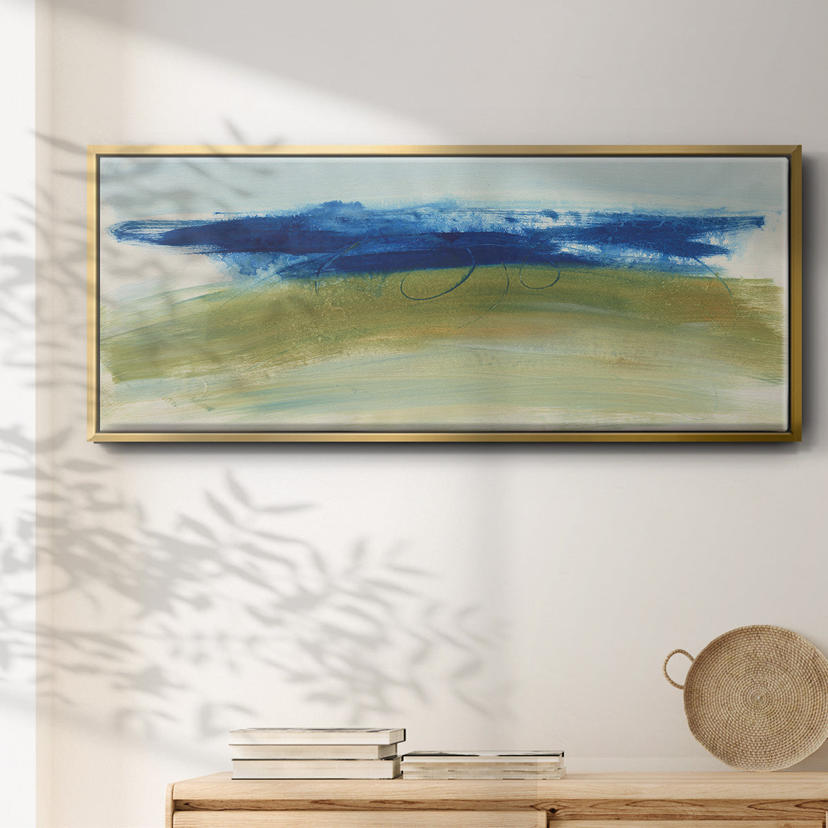 Mirages I - Floater Framed Canvas Print