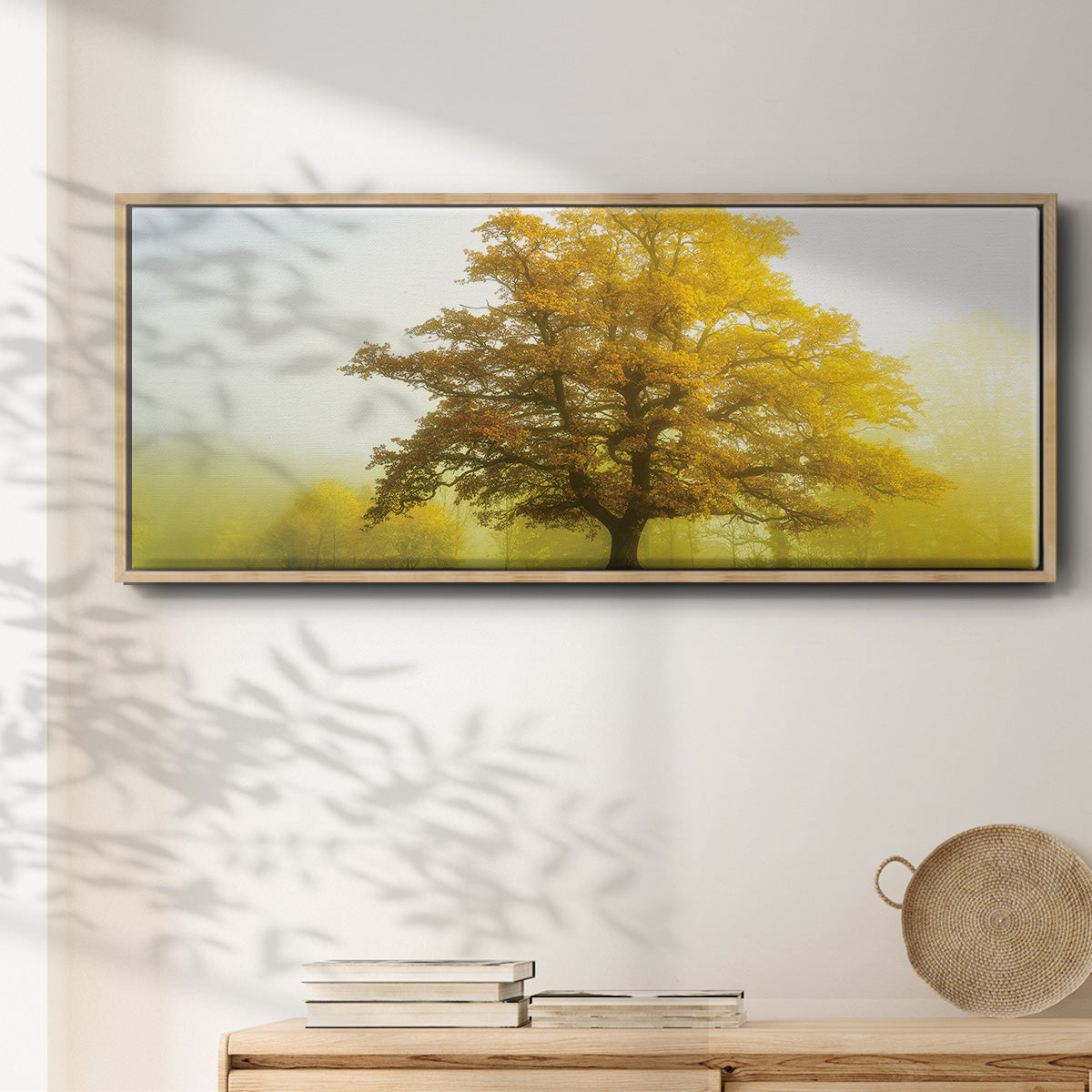 The Sentinel - Floater Framed Canvas Print