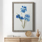 Blue Blossom Botanical I - Premium Canvas Framed in Barnwood - Ready to Hang