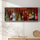 Wine Tasting - Floater Framed Canvas Print