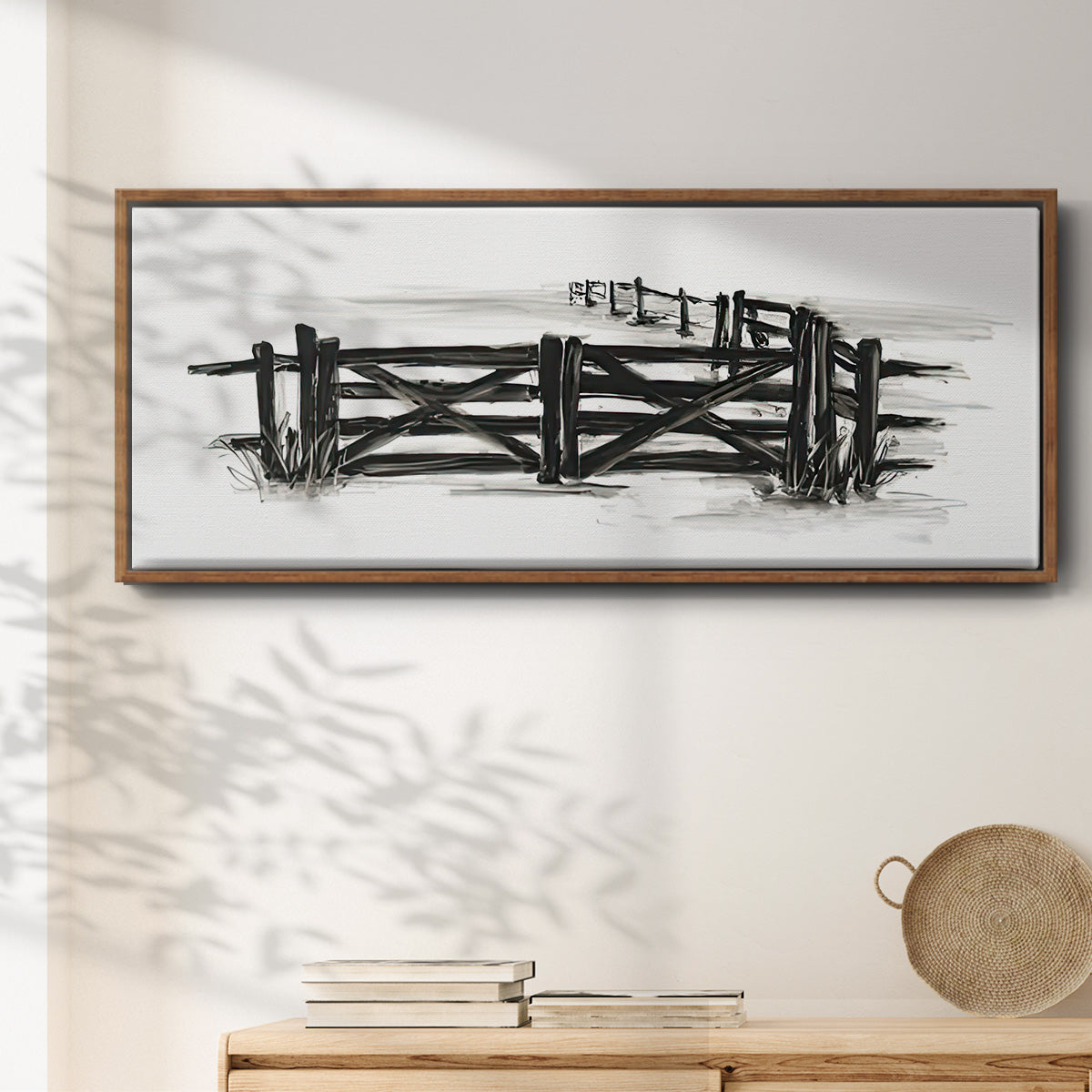 European Farm Collection XII - Floater Framed Canvas Print