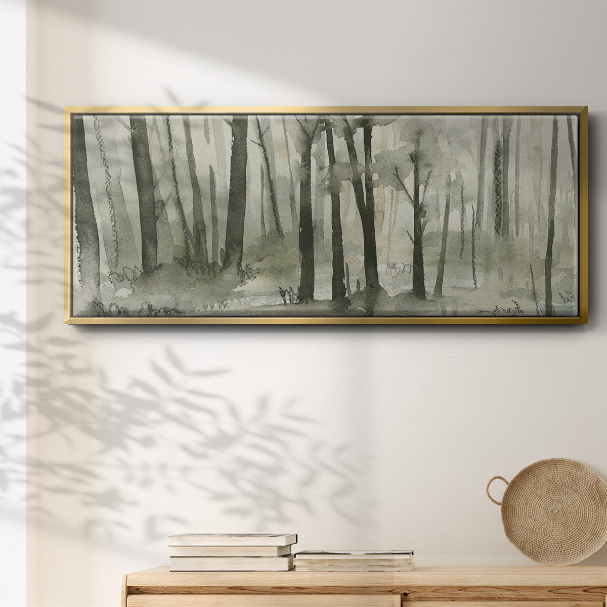 Into the Woods I - Floater Framed Canvas Print