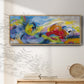Racing Forms - Floater Framed Canvas Print