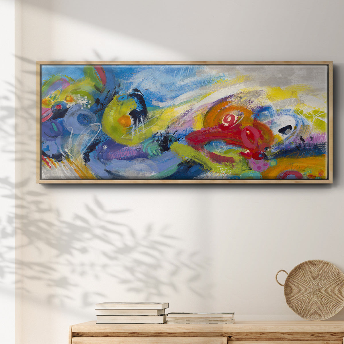 Racing Forms - Floater Framed Canvas Print