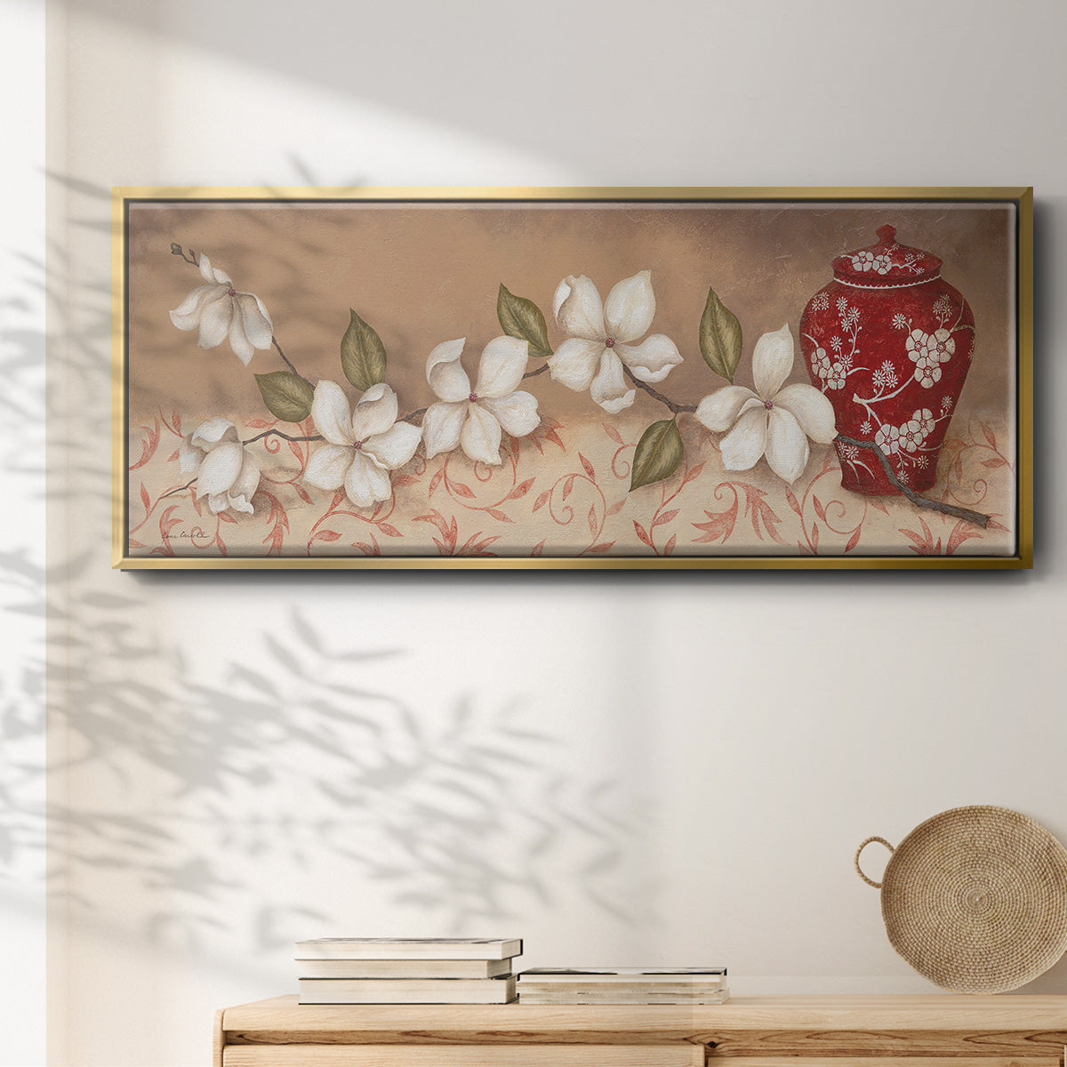 Mantle Masterpiece II - Floater Framed Canvas Print