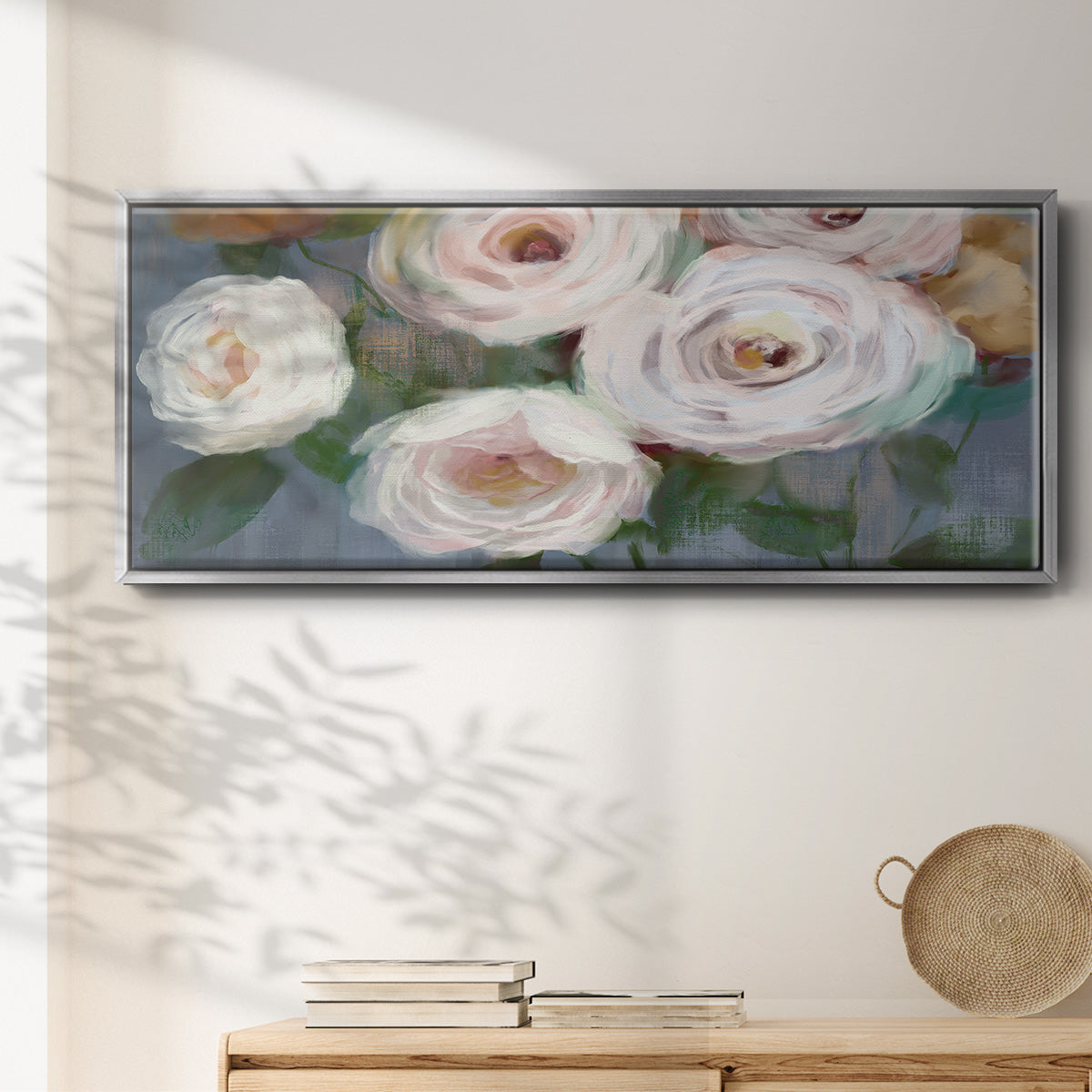 Magical Bouquet - Floater Framed Canvas Print